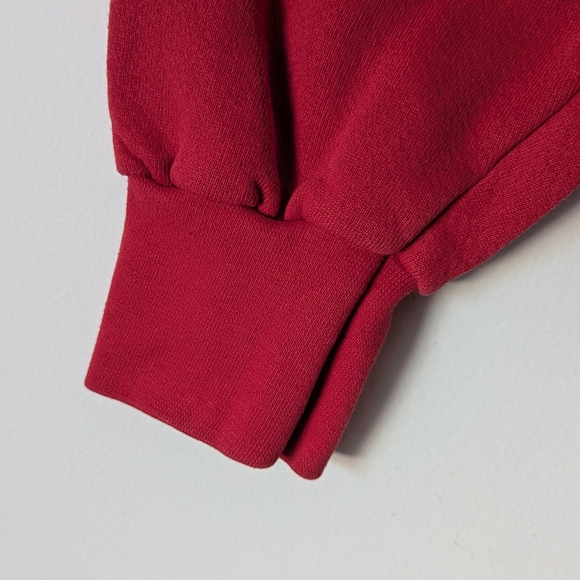 Vintage Jansport Red Albright College Crew Neck Sweatshirt Size XXL - Picture 6 of 8